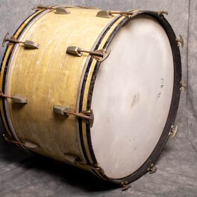 WFL 24" Kick Drum 1940-1955 - White Marine Pearl 24x14 bass drum image 9