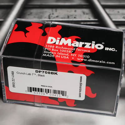 DiMarzio DP708BK Crunch Lab 7 String Bridge Lead Pickup Black Humbucker image 2