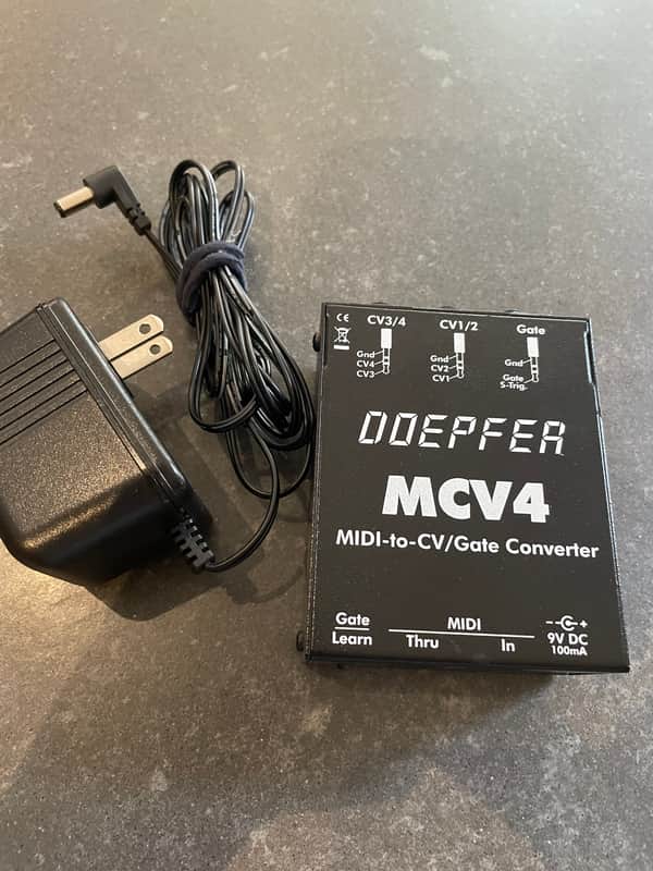 Doepfer MCV4 MIDI-CV Converter - Black image 1