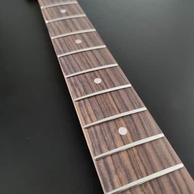 Strat style 22 frets Unfinished Roasted Mapple Neck, rosewood Paddle Neck image 6