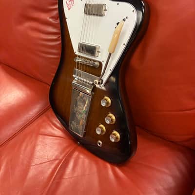 2024 Gibson Custom Shop '65 Non-Reverse Firebird V Reissue with Maestro Vibrola Vintage Sunburst VOS image 3