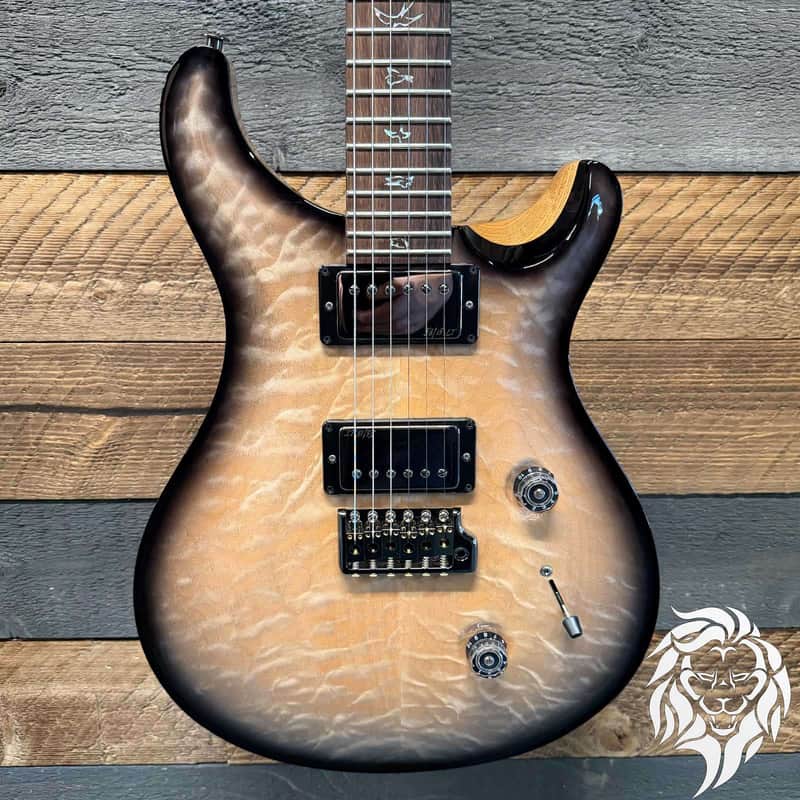 PRS Wood Library Custom 24 Quilt 10-Top Natural Smoke Burst 0368701