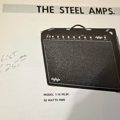 Woodson Catalog 70s Guitar Amp PA the lead amp the steel amps image 5