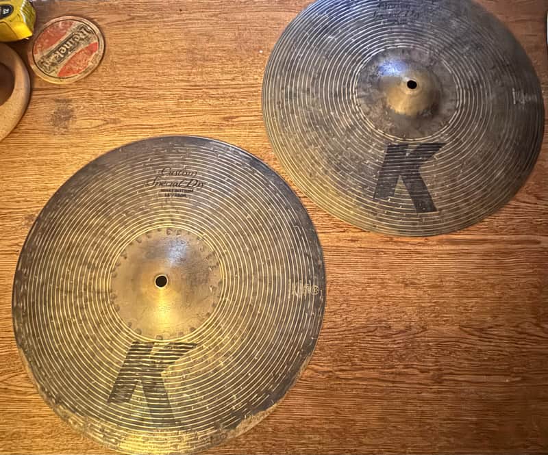 Zildjian 15" K Custom Special Dry Hi-Hat Cymbals (Pair) 2017 - Present - Traditional image 1