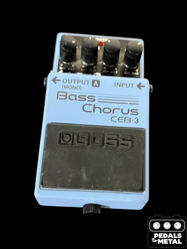 Boss CEB-3 Bass Chorus (Dark Gray Label) 2001 - Present - Blue