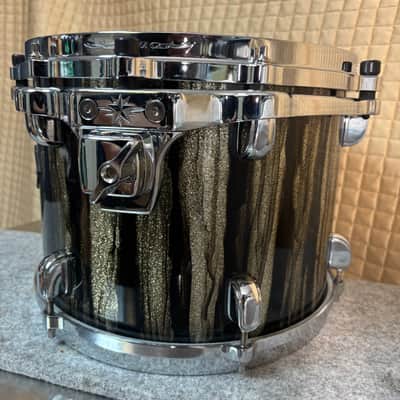 Tama Starclassic Walnut Birch 12" X 9" tom - Black Clouds & Silver Linings image 12