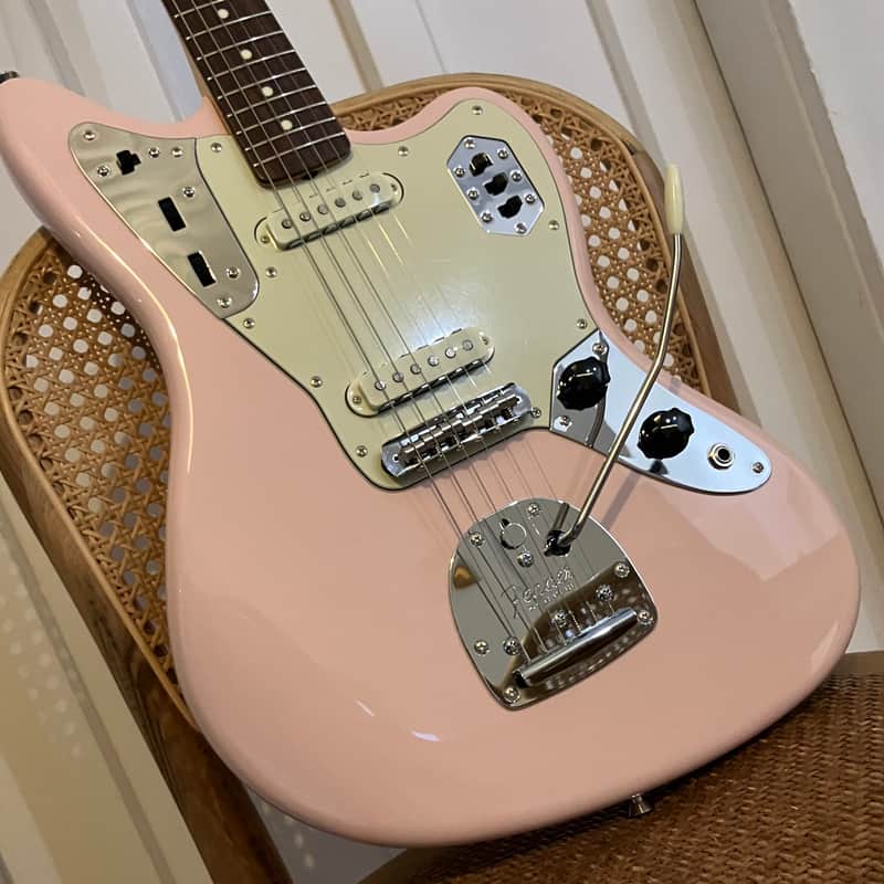 Fender Japan Traditional 60s Jaguar FSR Shell Pink image 1