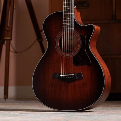 Taylor 322ce 12 Fret Grand Concert, Mahogany Top Back & Sides, Tobacco with Case image 2