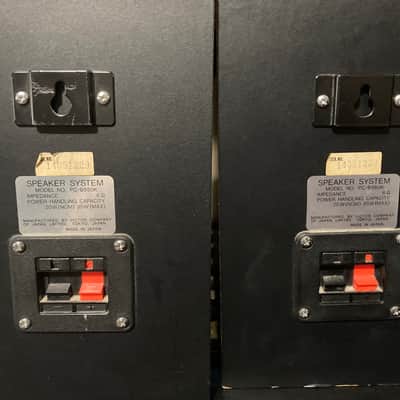 JVC Boombox speakers 1980’s - Black image 6