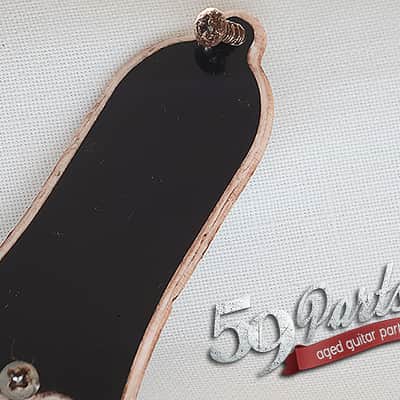 Hand aged historic truss rod cover Gibson Les Paul 1959, relic | 59 Parts image 1