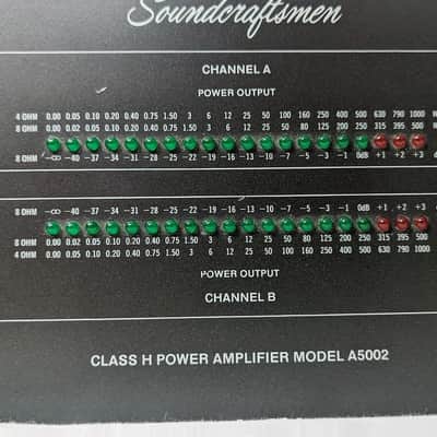 Vintage Soundcraftsmen A5002 Class H Solid State Stereo Power Amplifier - 250WPC image 6