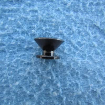 Black Strap Button Vintage Fender Style Strap Button Missing Screw But Cool Black Vintage Fender Style Strap Button image 1