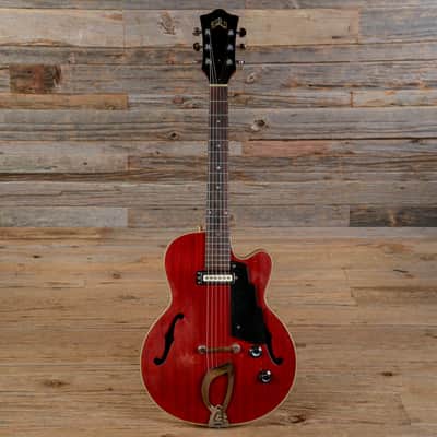 Guild Freshman M-65 3/4 Cherry 1964 image 4