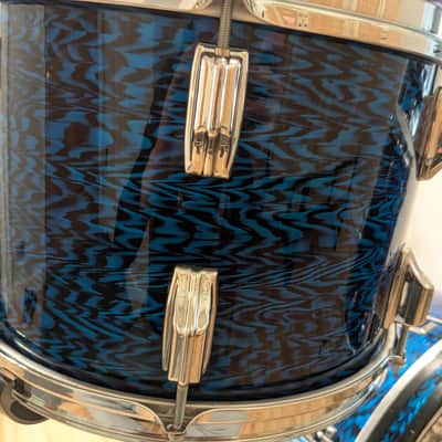 Rogers Dayton Era "Holiday" Drum Set 1967 - Blue Onyx image 10