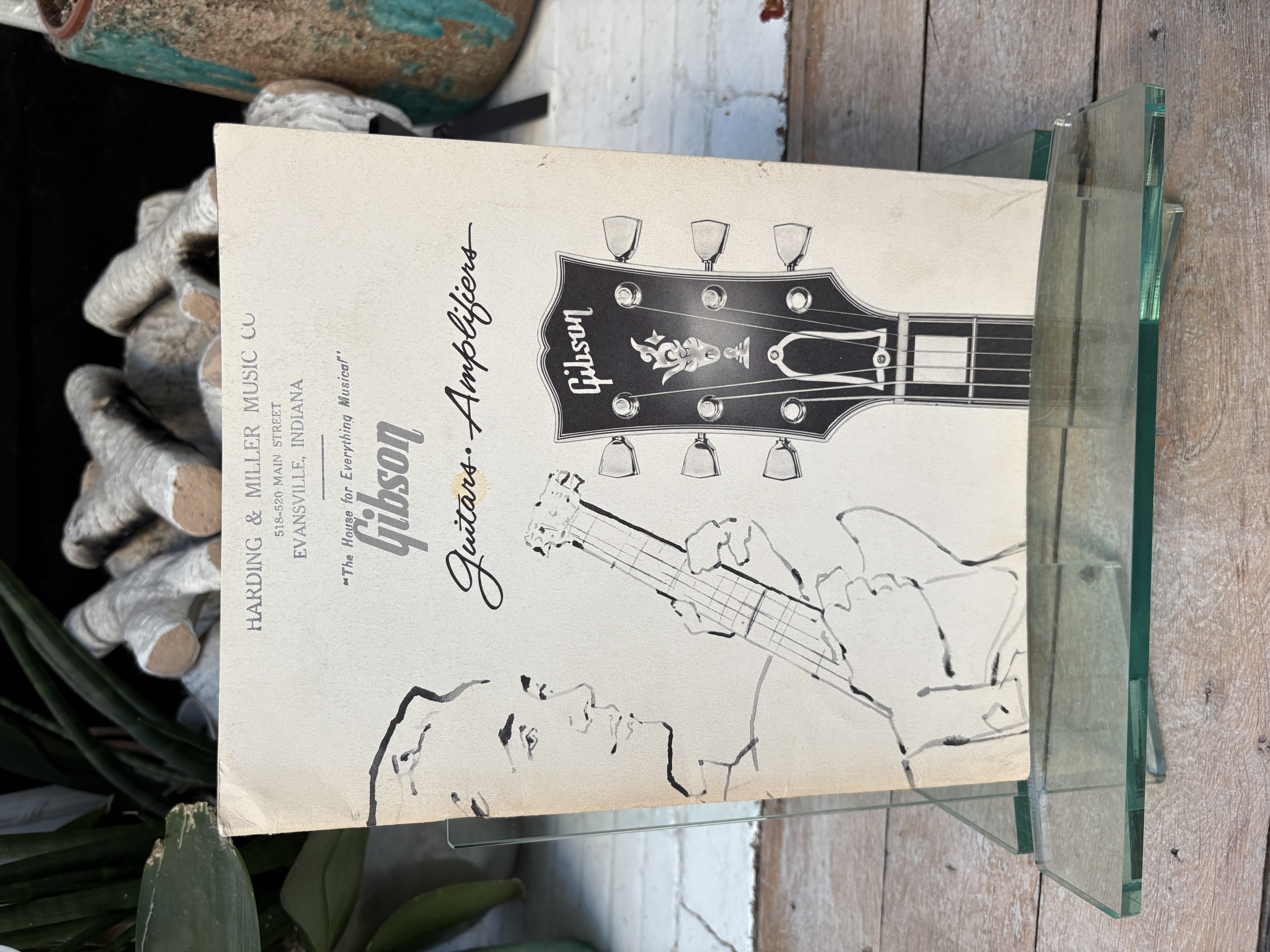 1959-1960 Gibson Full Line Catalog Les Paul ES Rare Vintage Case Candy Brochure Burst