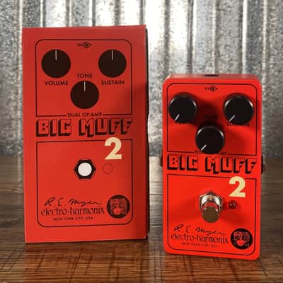 Electro-Harmonix EHX Big Muff Pi 2 Dual OP-AMP Fuzz Guitar Effect Pedal image 1