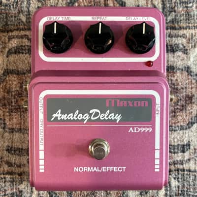 Maxon AD999 Analog Delay Guitar Effect Pedal w/ Box and Paperwork! image 2