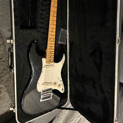 Fender Squier Stratocaster - Japan - 1984 - Black - Kahler - OHSC image 1