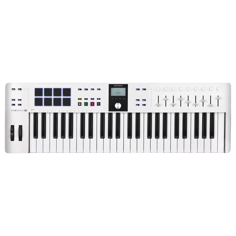 Arturia KeyLab Essential 49 Mk3 White - Midi Keyboard image 1