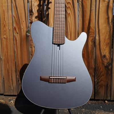 IBANEZ FRH10N IBF Indigo Blue Metallic Flat 6-String Classical Electric Guitar image 5
