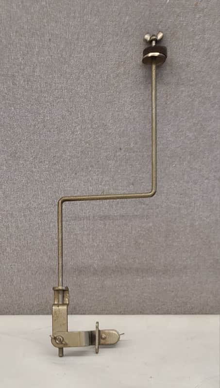 Vintage Leedy "Z" Cymbal Arm & Drum Hoop Mount W/Clamp Nickel 1930's image 1