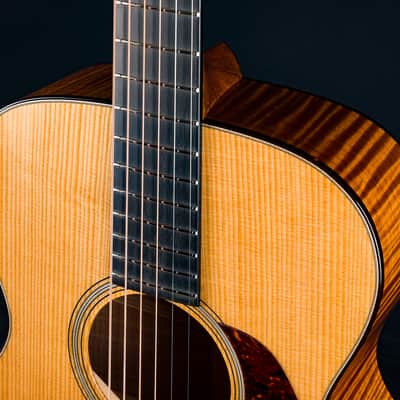 Bourgeois 00 12-Fret “The Coupe” Full Aged Tone Flamed Maple and Adirondack Spruce Used (2022) image 7