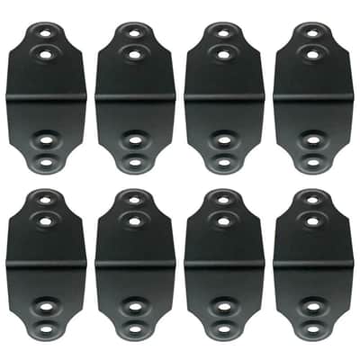 Set of 8 Large 2 Inch Black Rack Case Clamp for PA DJ Rack Road Case image 1