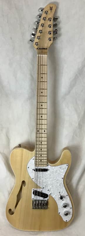 MORTone Semi hollow 10 string electric mandocello / cittern guitar conversion image 1