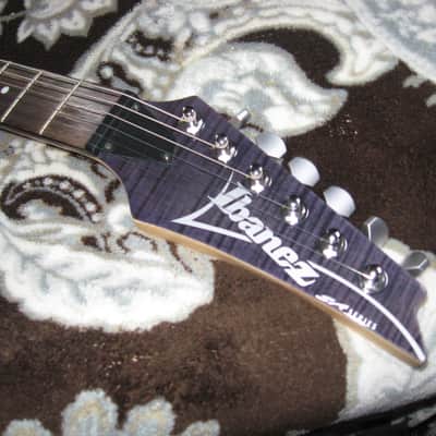 Ibanez SA220FM 2005 - Transparent Gray [TG] Flamed Maple over Mahogany body image 2