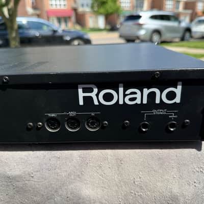 ROLAND D-550 DIGITAL PIANO SOUND MODULE 1986 - BLACK image 8