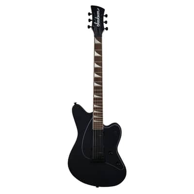 Jackson X Series Surfcaster SC HT6 6-String Right-Handed Electric Guitar with Poplar Body, Bolt-On Maple Neck, and Laurel Fingerboard (Satin Black) image 1
