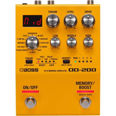 Boss OD-200 Hybrid Drive Effects Pedal image 1