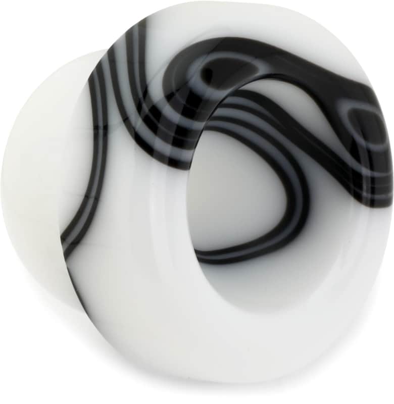 Pickett Acrylic Trumpet Mouthpiece Top - 1.5C Tuxedo Swirl image 1