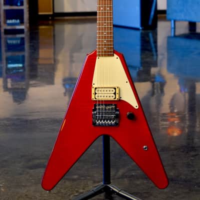 Hamer Flying V KK Downing 1980s Red Cherry image 1