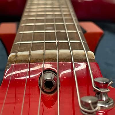 Memphis Stratocaster MIJ Electric Guitar c.1980 | Fresh Setup | Original Pickups | Candy Apple Red image 14
