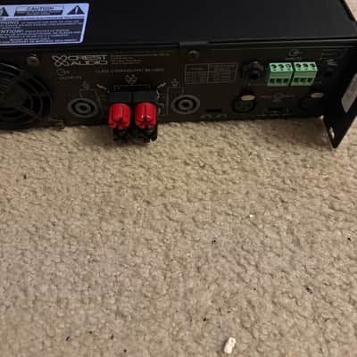 Crest Audio LT1500  1800-Watt Power Amplifier 2000s - Black image 4