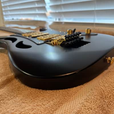 Ibanez Pia Onyx Black with matching DiMarzio Strap (2024) image 4
