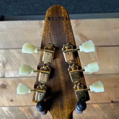 Gibson Custom 1958 Mahogany Flying V Reissue VOS *Only 6.35 Pounds!!* - Antique Natural 851264 image 11