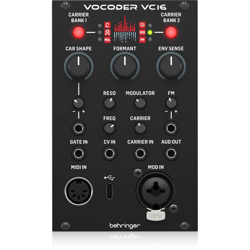 Behringer VOCODER VC16 High-Resolution 16-Band Vocoder Module for Eurorack image 1