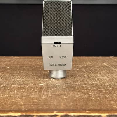 Vintage AKG C414 First Generation With CK12 Brass Capsule. Beautiful C 414 image 10
