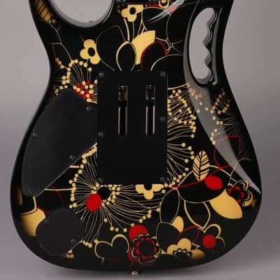 Ibanez JEM77-FP2 Steve Vai Signature - 2016 - Black Floral w/OHSC, Tags image 9