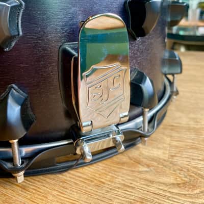 SJC Tour series snare 14x7", black satin stain image 4