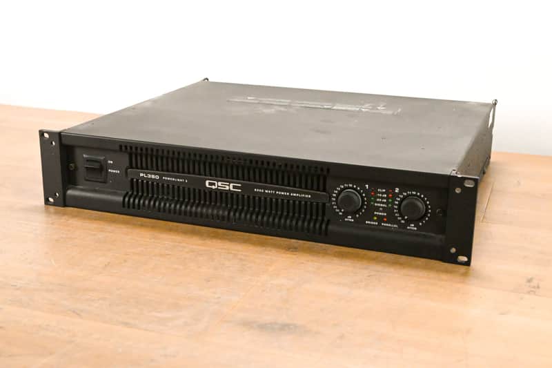 QSC PL380 Powerlight 3 Series 2-Channel Power Amplifier CG01047 image 1