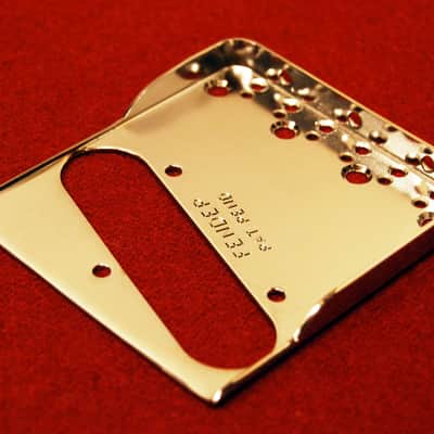 Fender Vintage Telecaster Bridge Plate w/ Hybrid Double Notches to fit an American Standard image 2