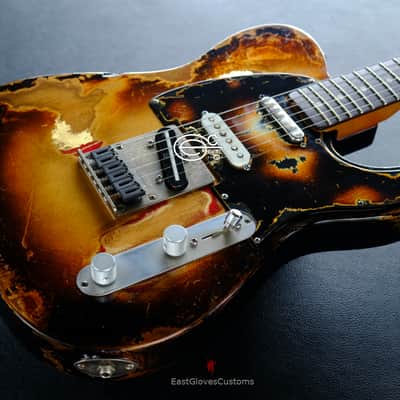 Fender Telecaster Nashville Deluxe Series Copper Gold with Gold Leaf ONE-OF-A-KIND Heavy Aged Relic image 17