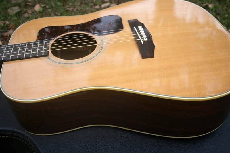 Aria GL-350 Guild D40 copy by Matsumoku Japan 1975 Natural+Hard