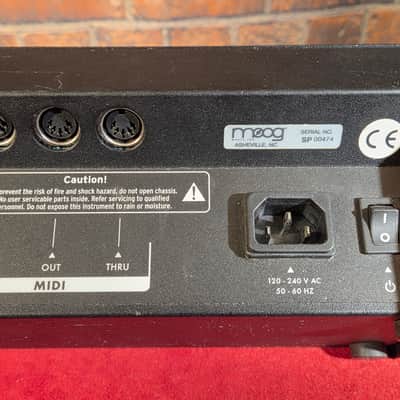 Moog Slim Phatty Analog Synthesizer Rack Unit w/ Expression Pedal image 12