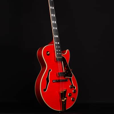 Ibanez GB10SEFM George Benson Signature Hollowbody, Sapphire Red - USED image 8