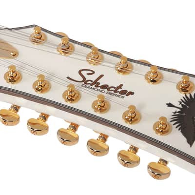 Schecter Wayne Hussey Corsair-12 Ivory image 10