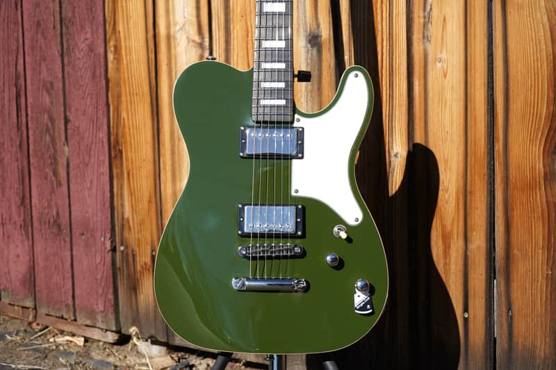 Schecter DIAMOND SERIES Jack Fowler PT Drab Green 6-String Electric Guitar image 1